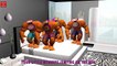 5 Little Masha Orange Hulk Jumping On The Bed | Nursery Rhymes for Children | 3D Animation