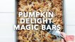 Pumpkin Delight Magic Bars