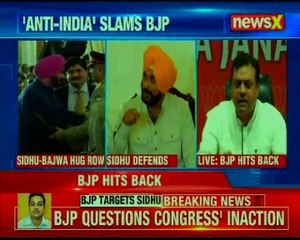 BJP tears into Congress over Sidhu Pakistan visit; 'Sidhu is trying to implicate India'
