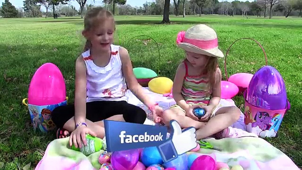 GIANT EASTER EGG HUNT Surprise Toys Shopkins Surprise Eggs Frozen Surprise Eggs My Little