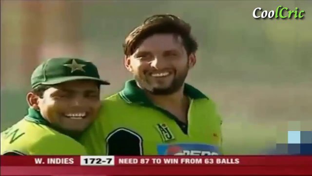 Shahid Khan Afridi 4-38 vs West Indies 2nd ODI 2005 HD