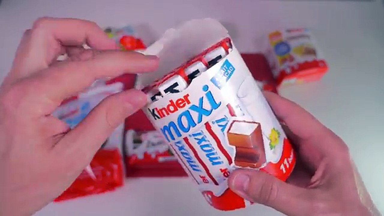 [KINDER] Bueno, Country, Duplo, Joy, Maxi, Schoko Bons Miam Fooding unboxing food