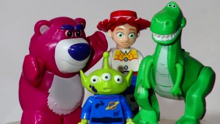 Play Doh Toy Story, The Alien , how to make the Alien from Play Doh with Cookie Monster