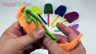 Play and Learn Colours with PLay Dough Ice Cream Molds and Creative Fun for Kids