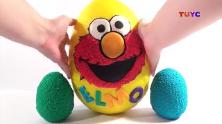 ELMO Sesame Street Play Doh Surprise Egg for Kids