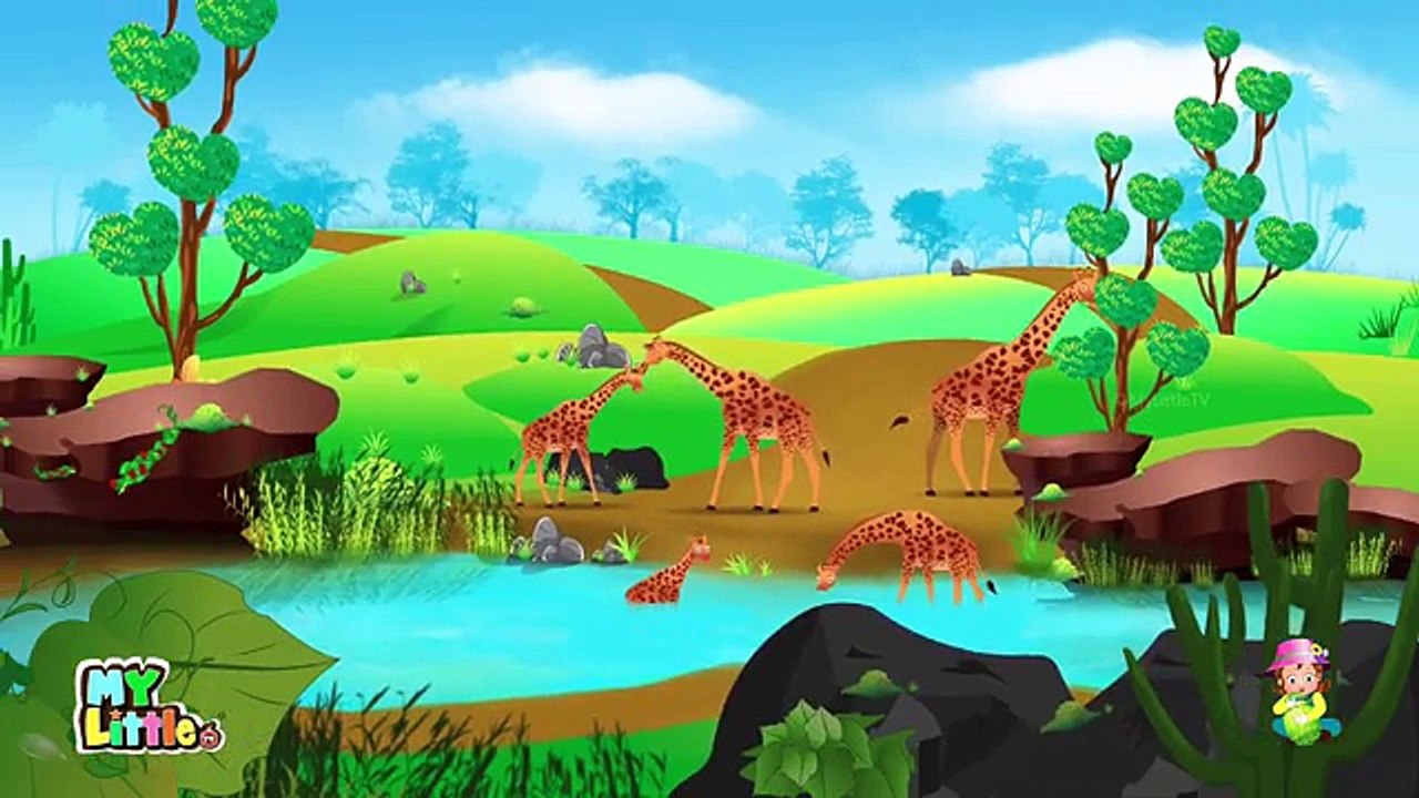 Giraffe Finger Family | Nursery Rhymes | Videos for Children | Kids ...