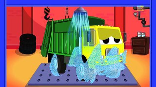 Road Roller | Car Wash For Children | Vehicle Videos For Kids