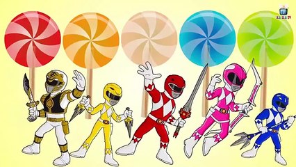 Mickey Mouse Transforms Into POWER RANGERS Finger Family Songs | Mickey Mouse Nursery Rhym
