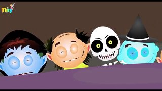 Ten In The Bed Halloween | Nursery Rhymes | Childrens Song & kids Rhymes from TinyDreams