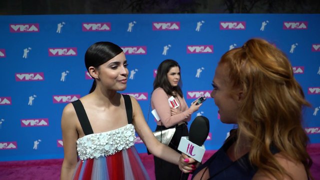 Sofia Carson Interview MTV VMAS 2018 EXCLUSIVE | Hollywoodlife