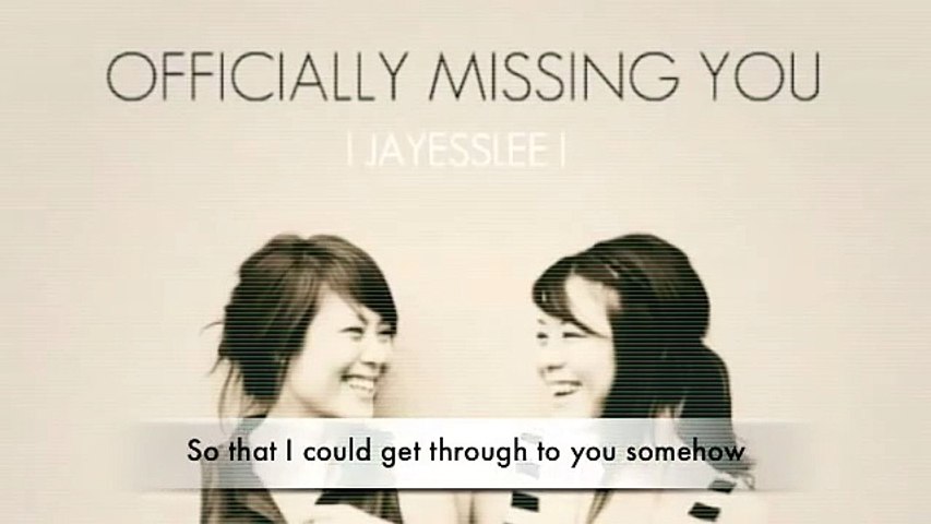 Jayesslee Officially Missing You (Studio) Lyric Cover by Tamia