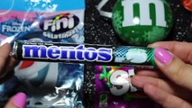 A lot of new Candy Frozen Chupa Chups Lollipops Mentos M&Ms Chocolate