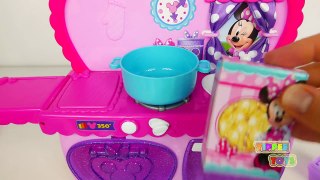 Minnie Mouse Kitchen Playset | Cooking with Bowtique Accessories Toys for Kids