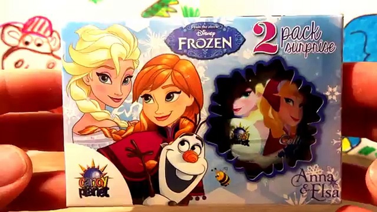 Disney Frozen Anna and Elsa Princess of Arendelle Kinder Surprise Eggs