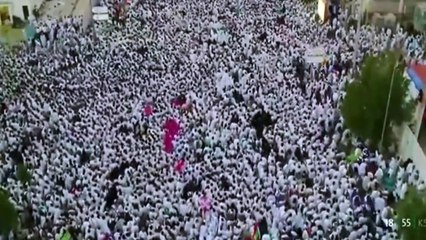 Hajj 2018 (1439) Makkah Live Arafat Mina Muzdalifah  ضيوف الرحمن ينفرون من @عرفا_HD