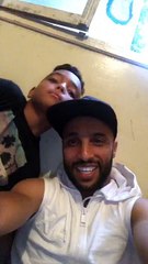 عصام الراقي يفي بوعده و يقوم بزيارة الطفل الرجاوي عبد الصمد