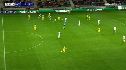 Aljaksandr Hleb Goal HD -  BATE (Blr)	2-2	PSV (Ned) 21.08.2018