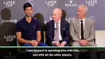 Djokovic excited to double up with Federer at Laver Cup