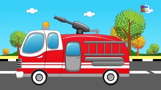 video mainan untuk anak anak | menggunakan truk | pemadam kebakaran untuk balita