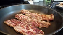 Dog tries KOREAN BBQ [갈비]! | Shiba Inu Taste it Tuesday