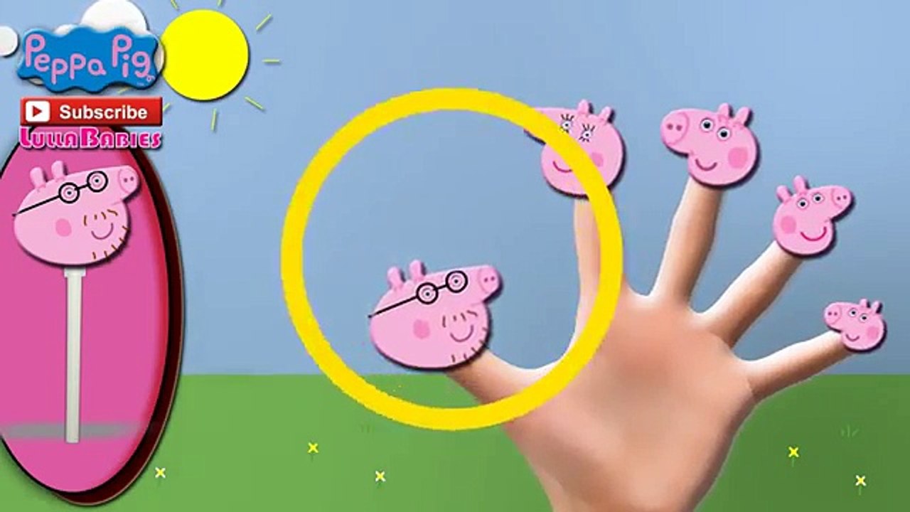 Peppa Pig Lollipop Finger Family Song PeppaPig Nursery Rhymes The Pig Family | LullaBabies