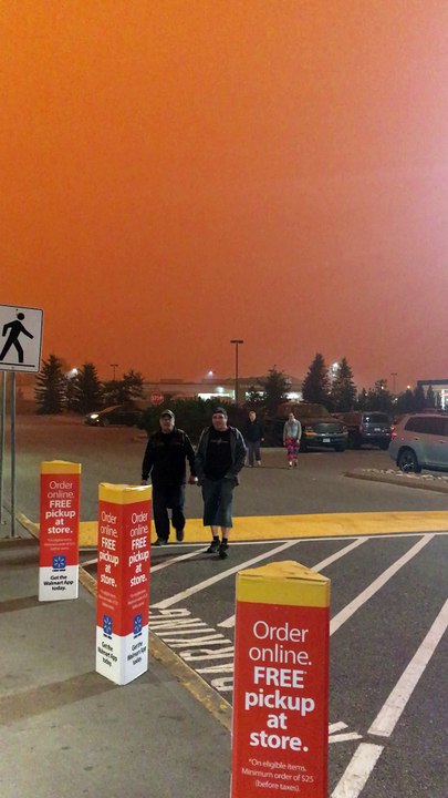 Wildfires Causes Sky Smoke-Out