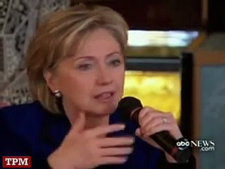 Hillary Clinton Tears Up During Campaign Stop