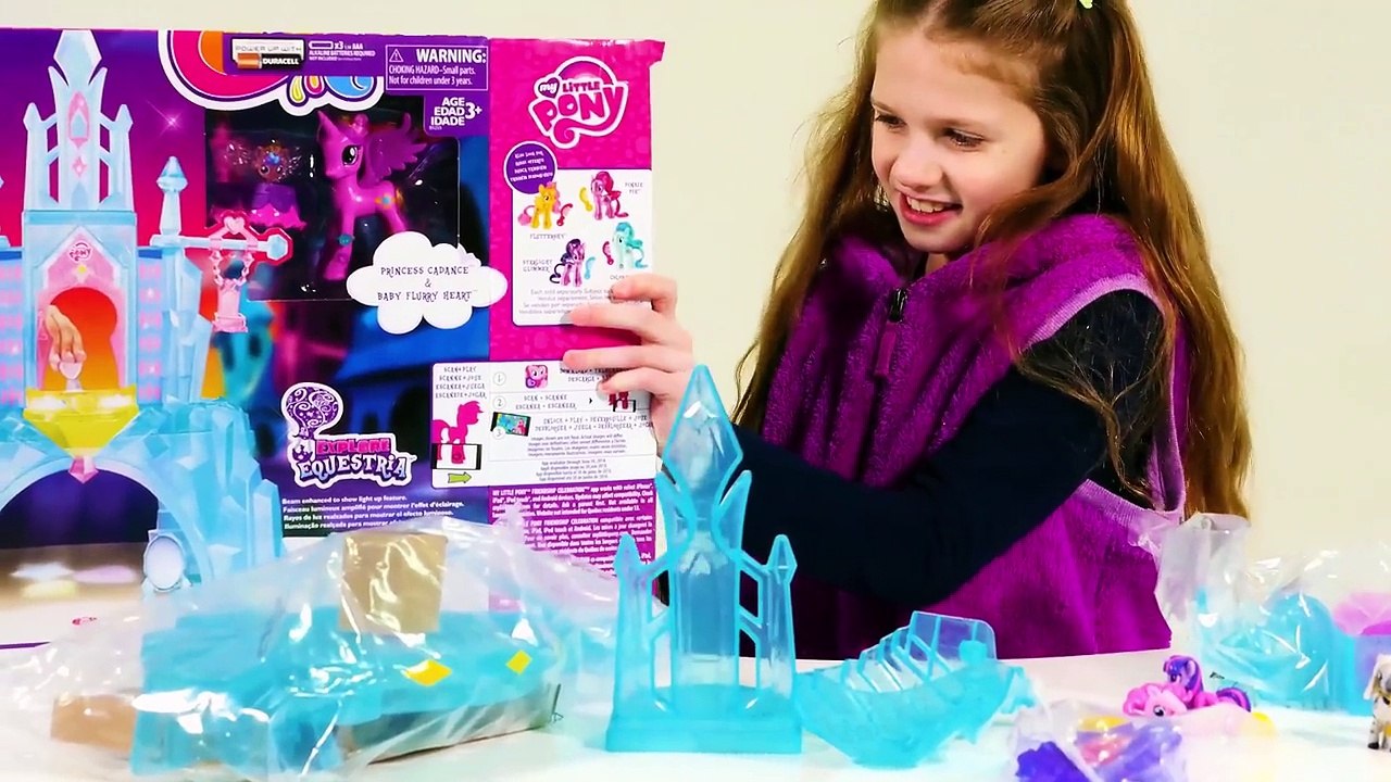 My Little Pony Explore Equestria Crystal Empire Castle Playset with Baby Flurry Heart MLP