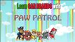 CAR BRANDS LOGOS with PAW PATROL | Learn CAR BRANDS names pronunciation A to Z for kids