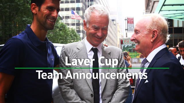 Djokovic and McEnroe announce Laver Cup teams