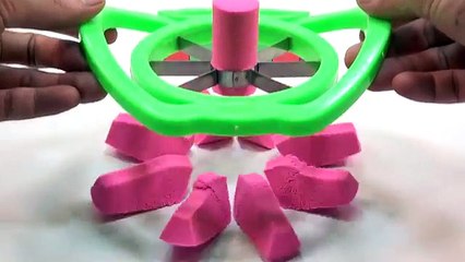Learn Colors Shape It Sand Giant Ice Cream Watermelon Play Toys Nursery Rhymes Song For Ki