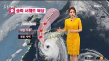 [날씨] 태풍 '솔릭' 북상 중…제주도·남부 영향권