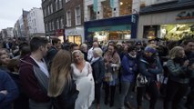 Impromptu First Dance on Grafton Street Dublin Ireland