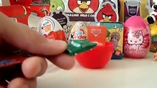 Unboxing suprise eggs Disney Cars 2 Яйца С Сюрпризом Киндер сюрприз тачки