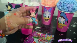 HELADOS PLAY FOAM Mickey mouse Minnie Daisy Donal Con Bolsitas sorpresas Slime y jugutes S