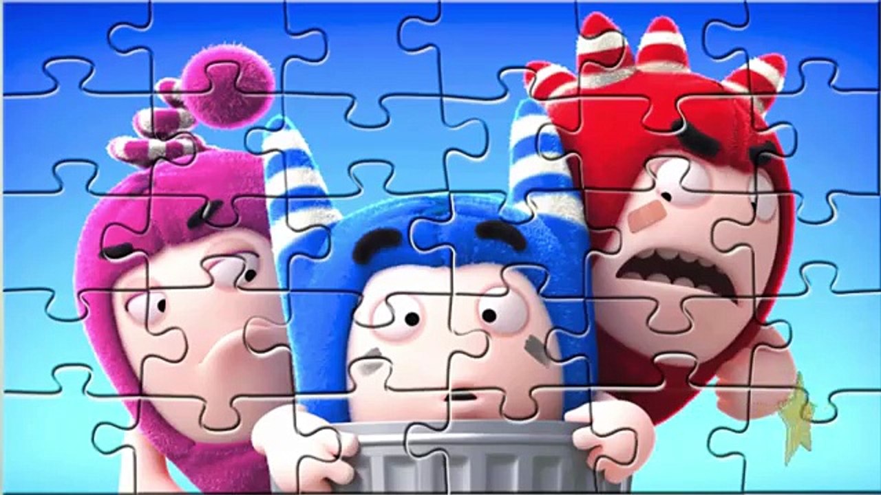 Oddbods Funny Puzzle Games Oddbods Newt Pogo Fuse Bubbles Kids Puzzles jigsaw