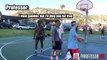 Professor vs Trash Talker 1v1 for $100.. EPIC beach court