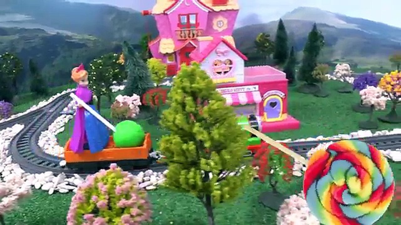 Lollipop Play Doh Surprise Eggs Frozen Toys Candy Surprises Shopkins Elsa Anna Hello Kitty