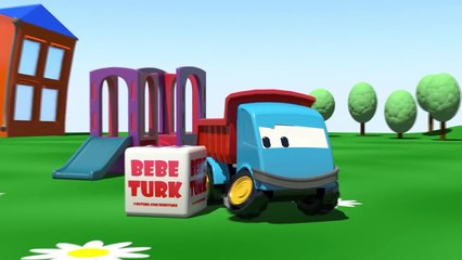 Çizgi Film Dört araba suçlu siyah arabayı çekiciye yükledi