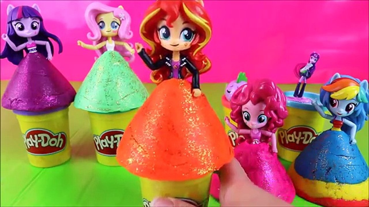 MLP Equestria Girls Play doh Dress Toys Surprises with My Little Pony Toys