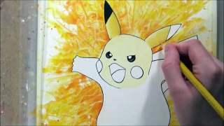 Pokemon Speed Drawing: Drawing Pikachu
