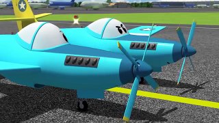 Airplane Videos for Kids The Airport Diary Two together (cartoon 35)