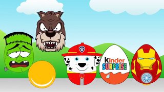 Gumball Machine Surprise Eggs Paw Patrol Chase Marshall Werewolf Learning Color Education