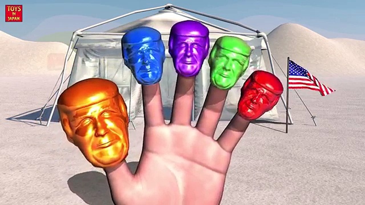 DONALD TRUMP MONKEY CANDY WALKING Finger Family & MORE | Nursery Rhymes In 3D Animation