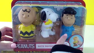 Charlie Brown Brinquedo de banho Bath Squirters Peanuts Juguetes de baño de Snoopy Toys