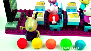 Learning Colours with Peppa Pig & George Pig | Peppa Pig Construction Set Toys