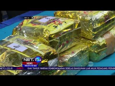 Pemusnahan Barang Bukti Narkotika Disaksikan Oleh Tersangka - NET 24