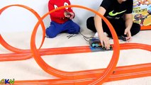 Hot Wheels Biggest Electric Slot Car Track Set Unboxing Testing Fun With Ckn Toys