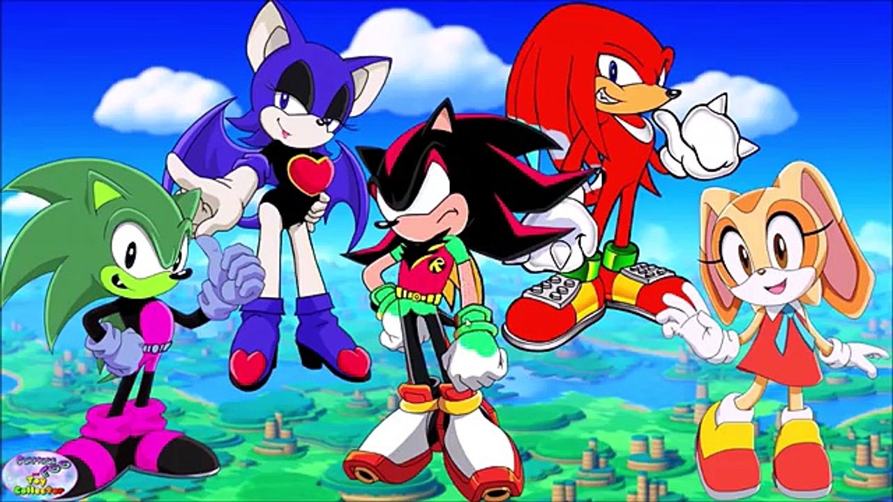 Teen Titans Go! Color Swap into Sonic Boom and Super Mario Surprise Egg and Toy Collector