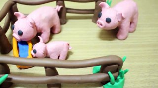 ลูกหมูสามตัว Modelling clay Pig | Play Doh| ปั้นดินน้ำมัน|ลูกหมู3ตัว
